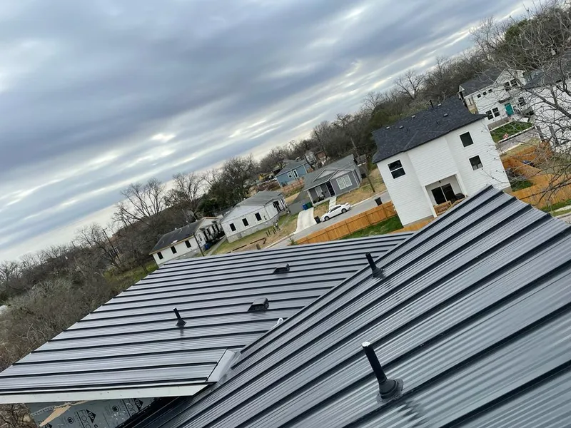 Standing seam metal roof panels with vents for Skylight Repair in Orange City